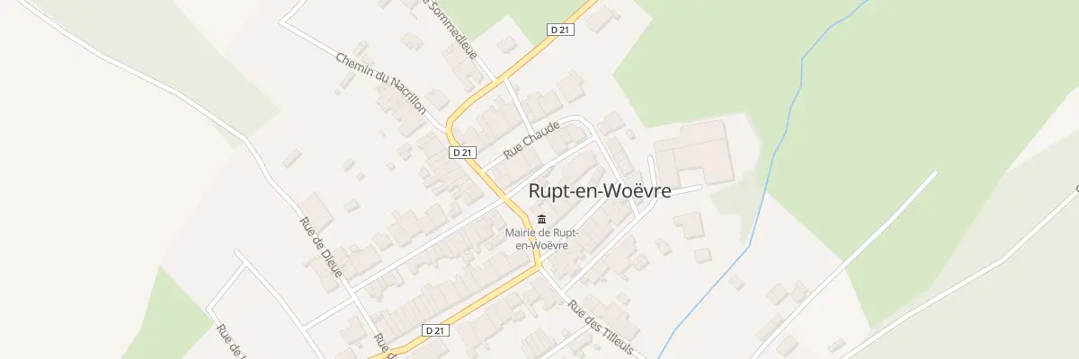 Plan du 2 Rue La Petite Rue à Rupt-en-Woëvre