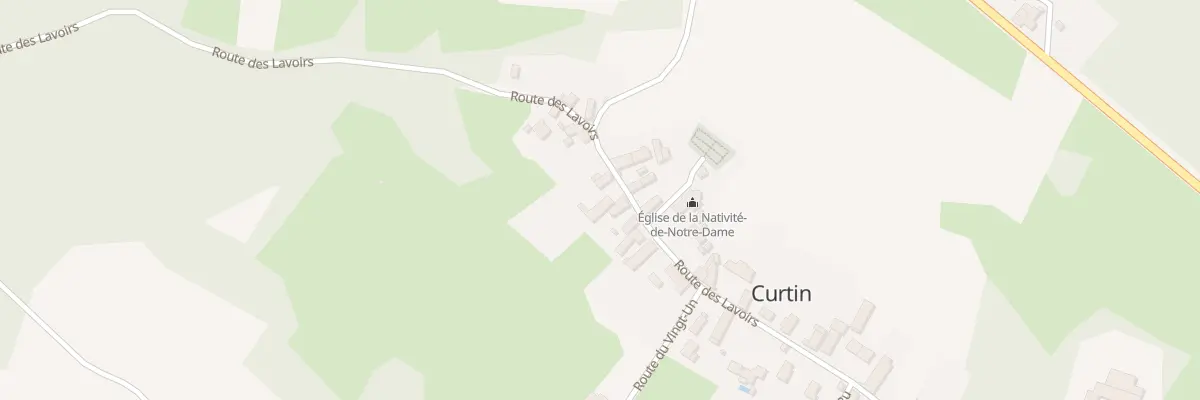 Plan du 935 Rte des Lavoirs à Vézeronce-Curtin