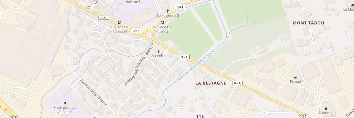 Plan du 5257 Rue de l’audience à Marseille 11e Arrondissement