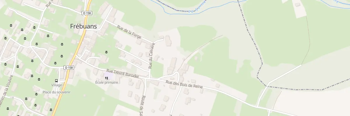 Plan du 87 Rue des Bois de Reine à Frébuans