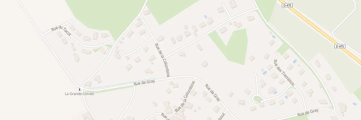 Plan du 12 Rue de la Colombine à Jouhe