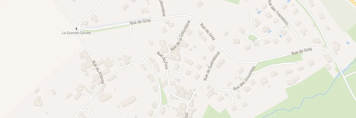 Plan du 2 Rue de la Colombine à Jouhe