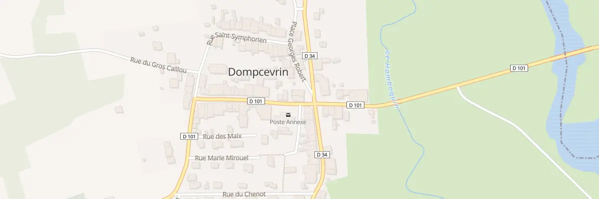 Plan du 2 Rue des Ecoles à Dompcevrin