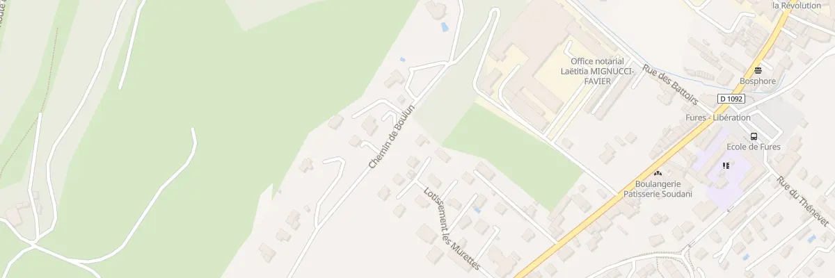 Plan du 9006 Boulun à Tullins