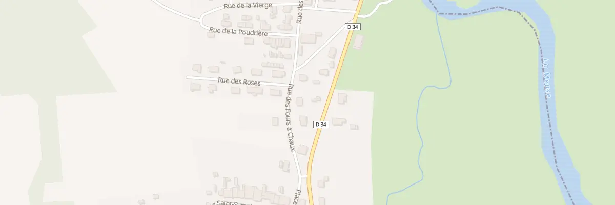 Plan du 2 Rue des Fours a Chaux à Dompcevrin
