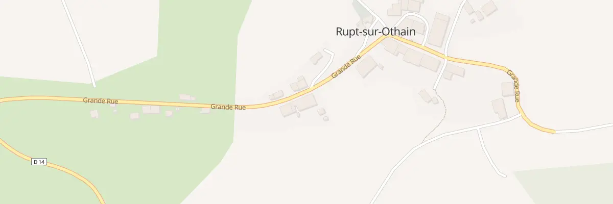 Plan du 14 Gr Grande Rue à Rupt-sur-Othain