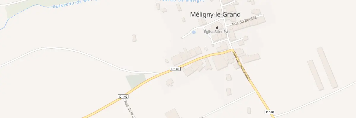 Plan du 16 Rue de l’Orme à Méligny-le-Grand