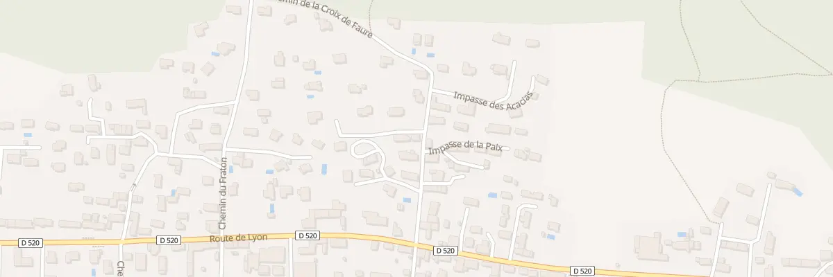 Plan du 165 Che de la Croix de Faure à Apprieu