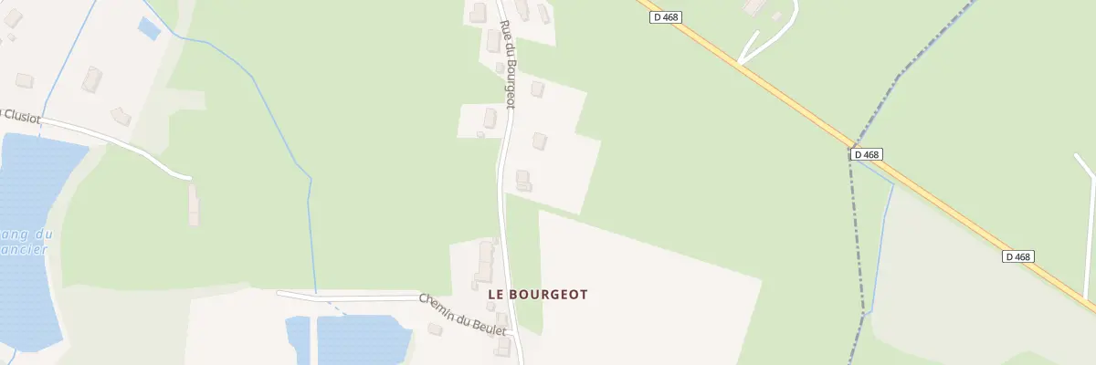 Plan du 9 Rue du Bourgeot à Chaumergy