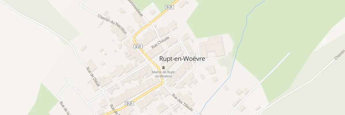 Plan du 5 Rue de l’Eglise à Rupt-en-Woëvre
