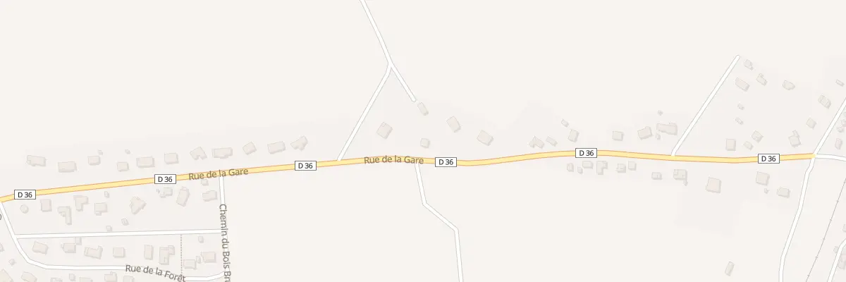 Plan du 46 Rue de la Gare à Essertenne-et-Cecey