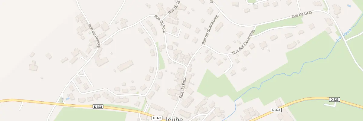 Plan du 12 Rue du Four à Jouhe