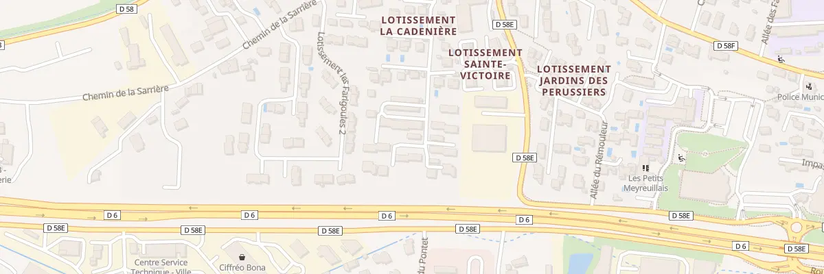 Plan du 9001 Nouvelle Cite Chapus à Châteaurenard