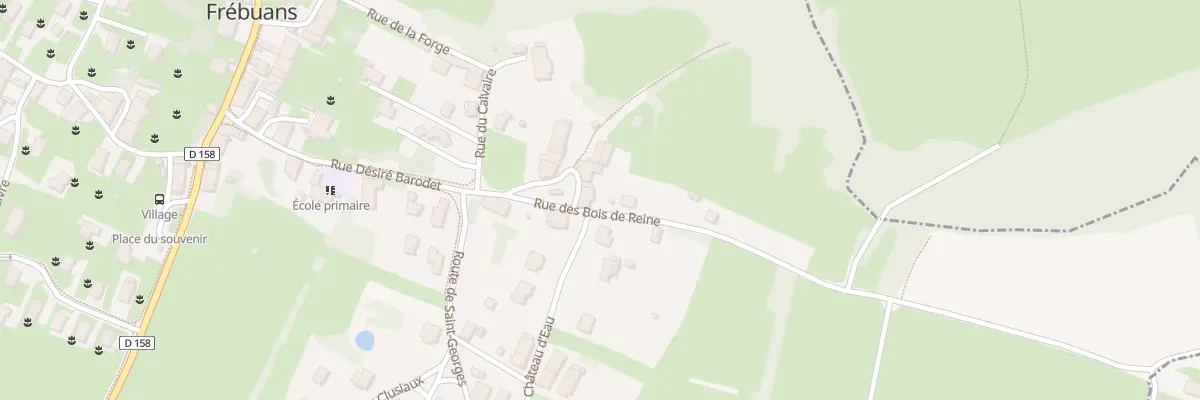 Plan du 115 Rue des Bois de Reine à Frébuans