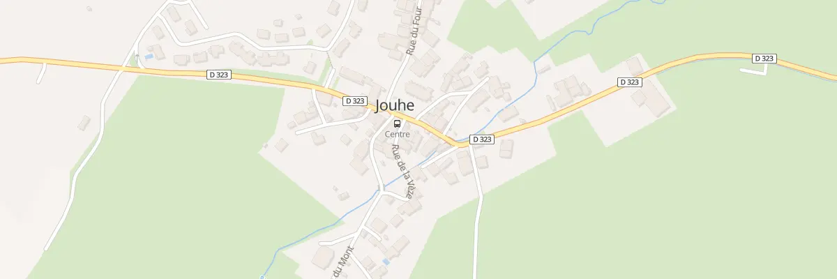 Plan du 6 Rue de la Platière à Jouhe