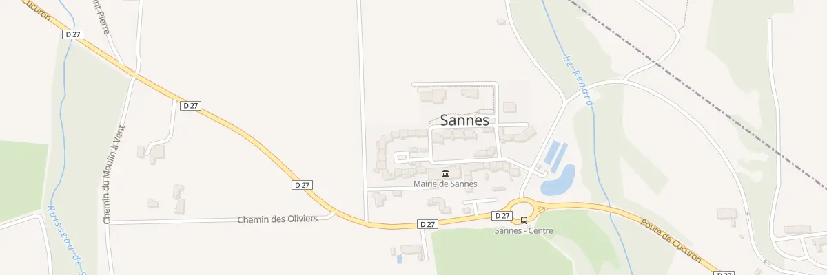 Plan du 8 Rue du Coeur de Village à Sannes