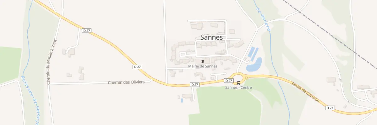 Plan du 20 Rue du Coeur de Village à Sannes
