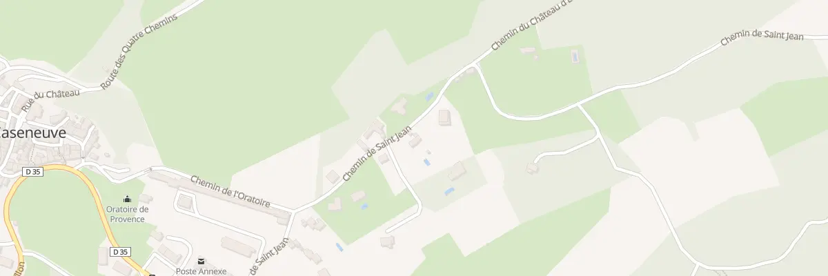 Plan du 5000 Saint Jean à Caseneuve