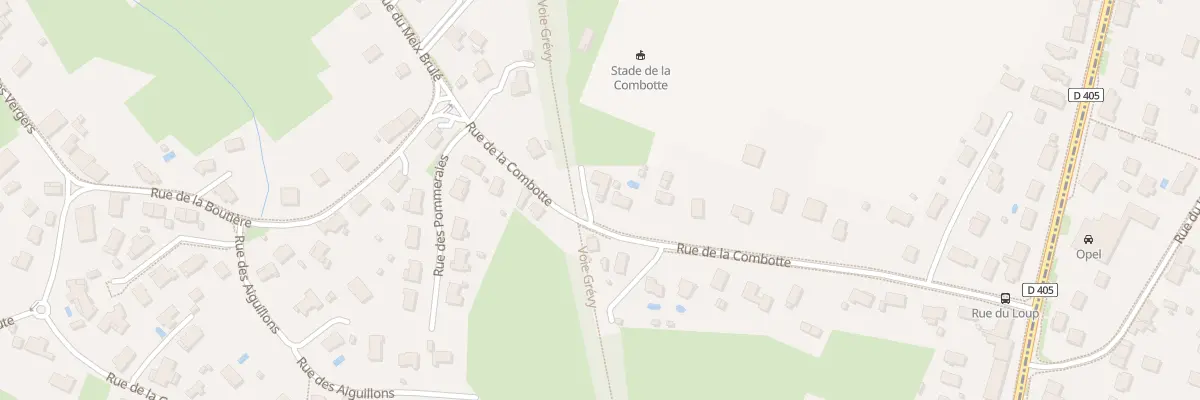Plan du 26 Rue de la Combotte à Crissey