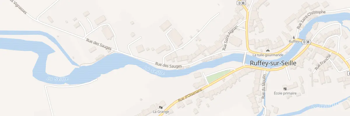 Plan du 190 Rue des Sauges à Ruffey-sur-Seille