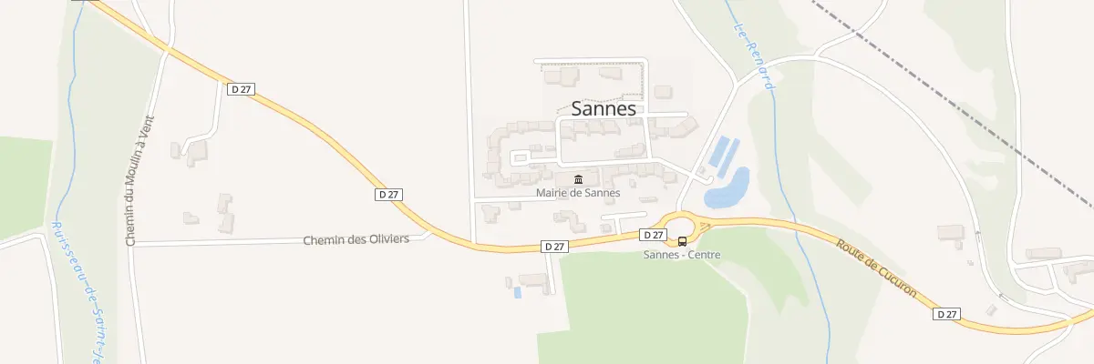 Plan du 19 Rue du Coeur de Village à Sannes