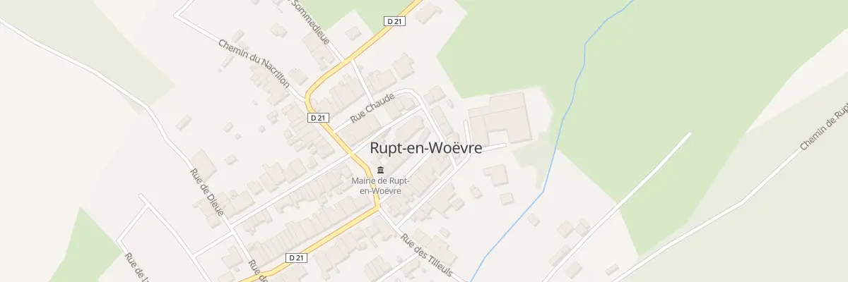 Plan du 7 Rue de l’Eglise à Rupt-en-Woëvre