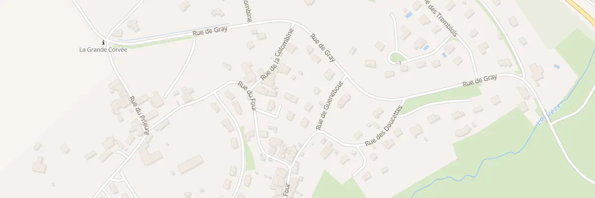 Plan du 5 Rue des Pommiers à Jouhe