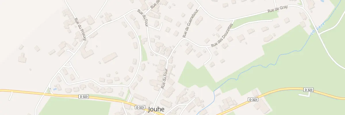 Plan du 2 Rue des Doucettes à Jouhe