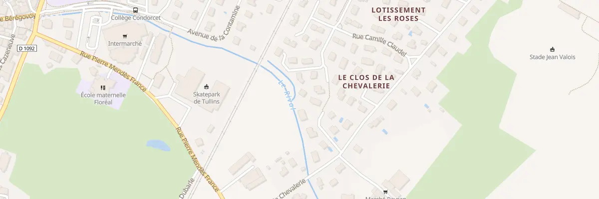 Plan du 6084 Che de la Chevallerie à Tullins