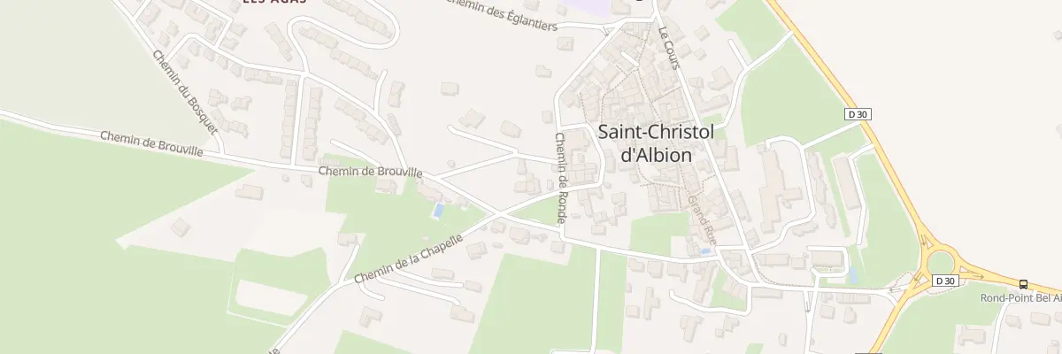Plan du 26 Che de la Chapelle à Saint-Christol