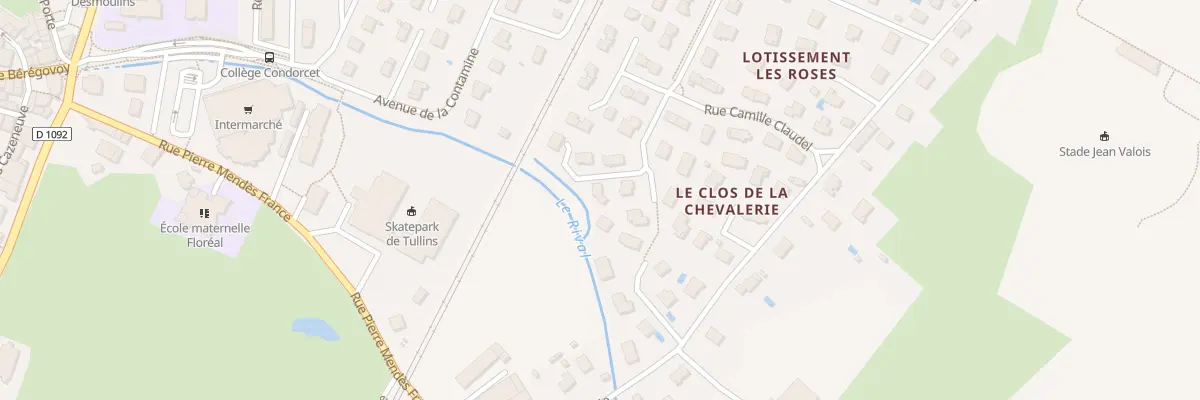 Plan du 11 Rue Marguerite Yourcenar à Tullins