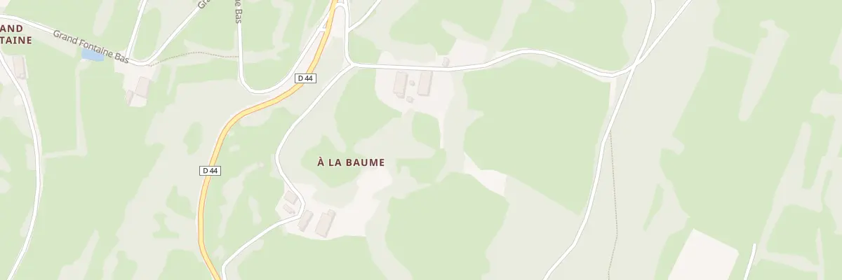 Plan du 8 Grand Fontaine Haut à Augisey
