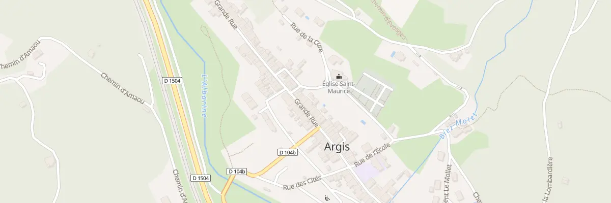 Plan du 45 Gr Grande Rue à Argis