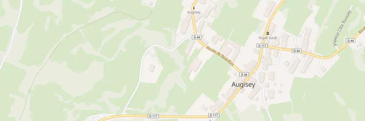 Plan du 13 Rte de Beaufort à Augisey