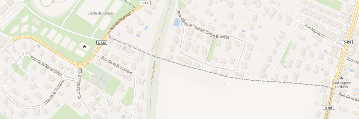Plan du 51 Rue Gal Charles Diego Brosset à Crissey
