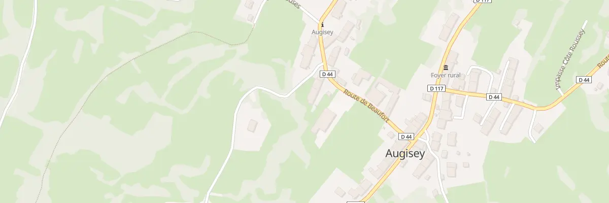 Plan du 13B Rte de Beaufort à Augisey
