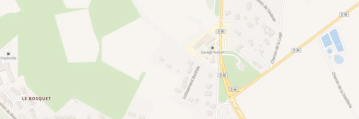 Plan du 197 Che du Chenil à Saint-Christol
