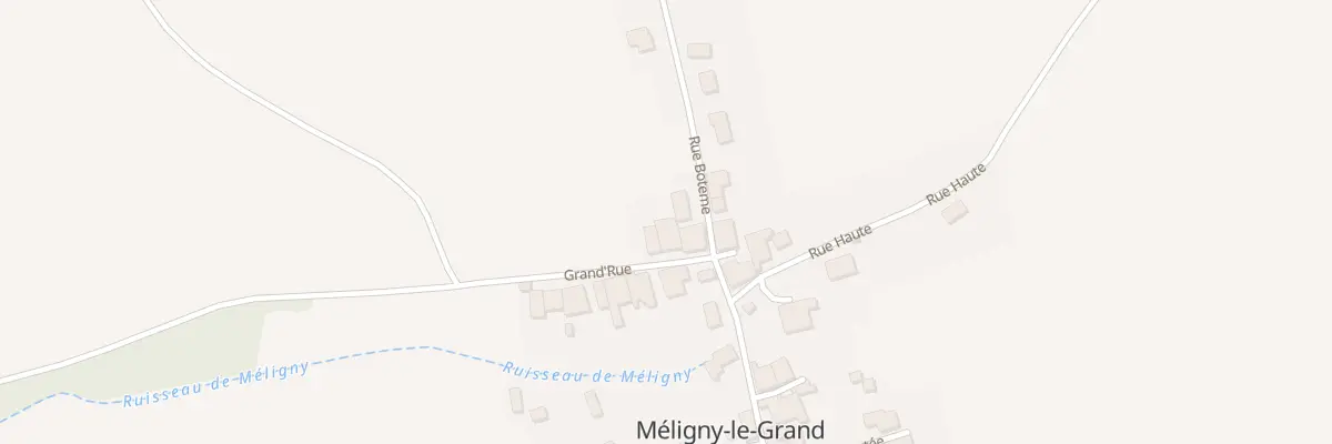 Plan du 4 Gr Grand Rue à Méligny-le-Grand