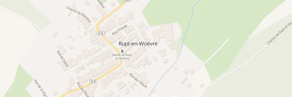 Plan du 5 Rue des Ecoles à Rupt-en-Woëvre
