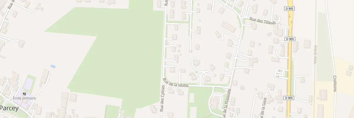 Plan du 16 Rue de la Motte à Parcey