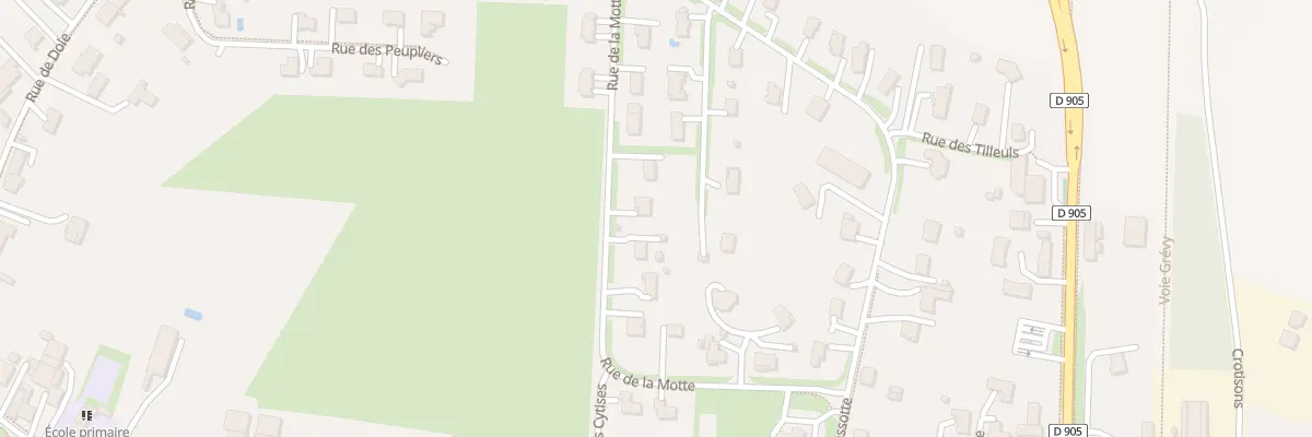 Plan du 20 Rue de la Motte à Parcey