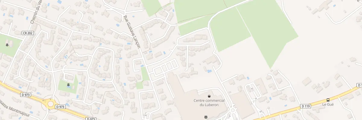 Plan du 9042F Rue Gustave Lançon à Pertuis