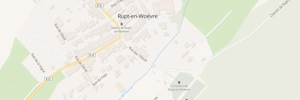 Plan du 7 Rue des Tilleuls à Rupt-en-Woëvre