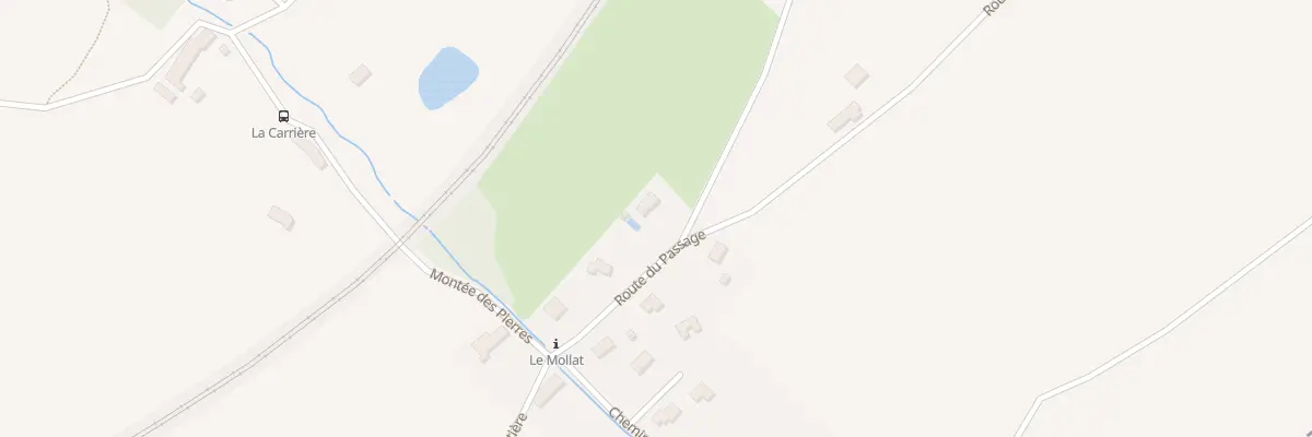 Plan du 125 Rte du Passage à Chélieu