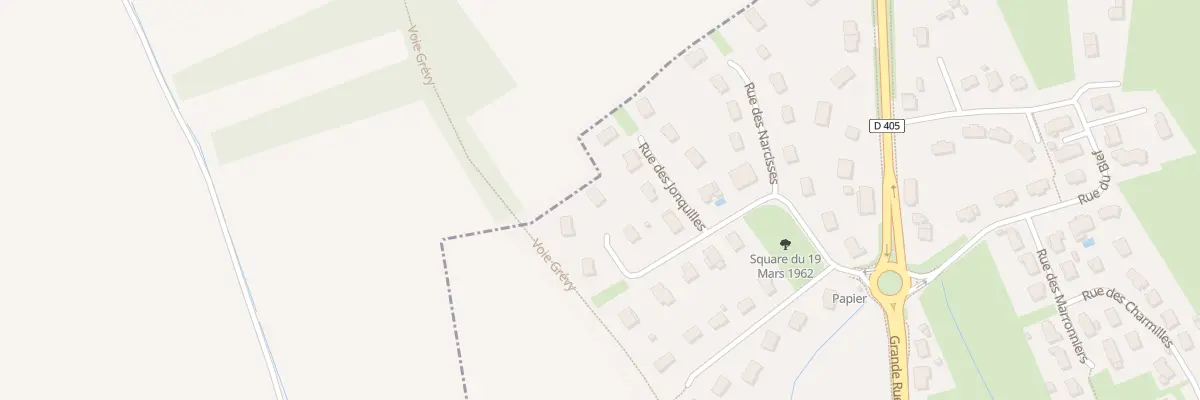 Plan du 13 Rue des Églantiers à Villette-lès-Dole