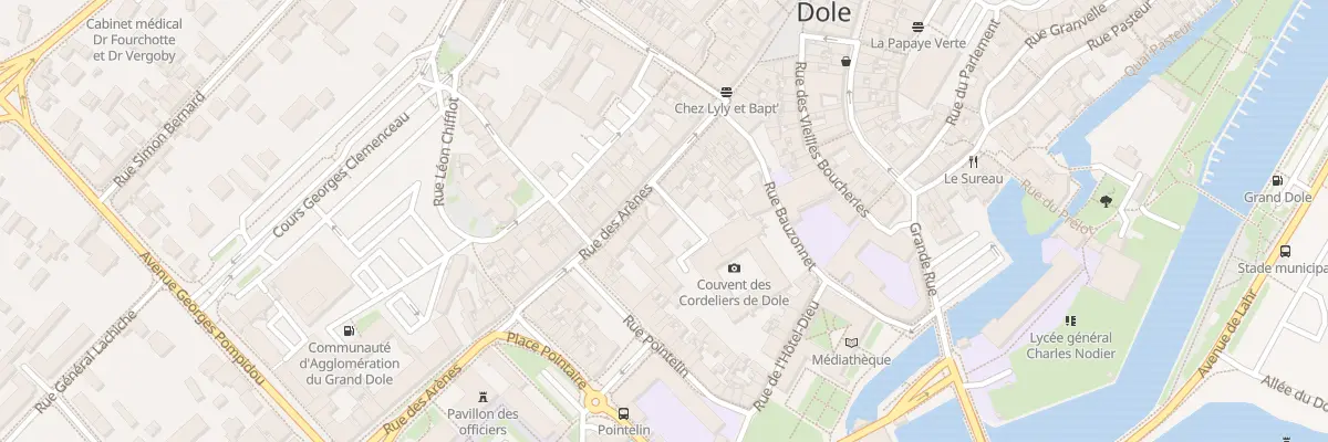 Plan du 41 Rue des Arènes à Dole