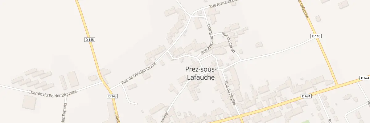 Plan du 11 Rue du Moutier à Prez-sous-Lafauche
