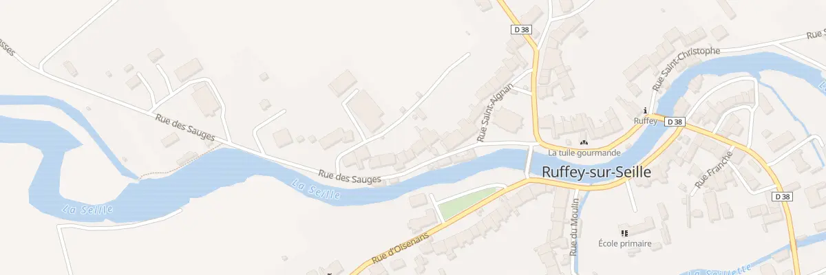 Plan du 122 Rue des Sauges à Ruffey-sur-Seille