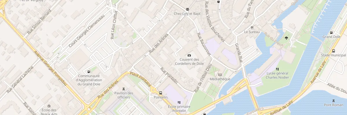 Plan du 39B Rue des Arènes à Dole