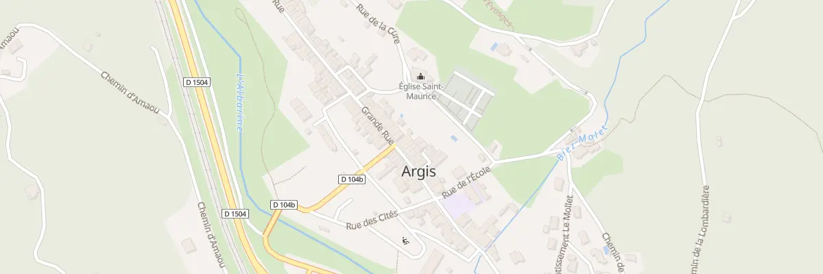 Plan du 27 Gr Grande Rue à Argis